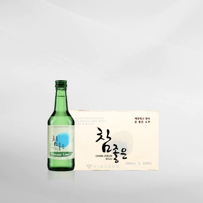 Promo 1 Ctn ( 20 Btl ) Cham Joeun Soju Lime 360 Ml