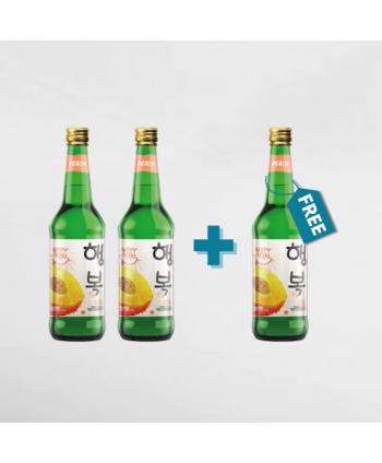 Buy 2 Get 1 Free Happy Soju...