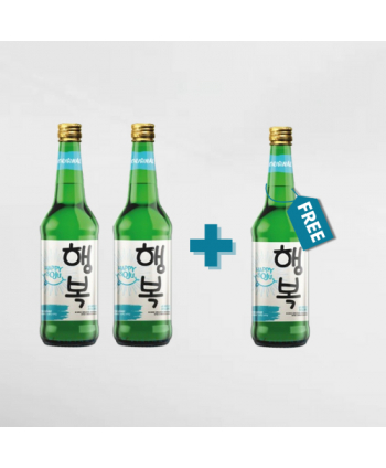 Buy 2 Get 1 Free Happy Soju...