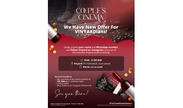 Couple's Cinema: A Romantic Movie Experience at Vinyard ITC Fatmawati